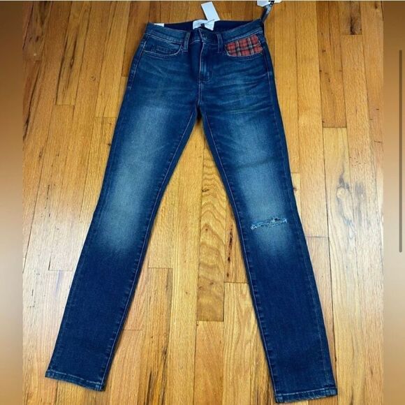 🪦 NWT Current/Elliott skinny jeans size 23 (3 for 30 bundle) - Picture 2 of 11